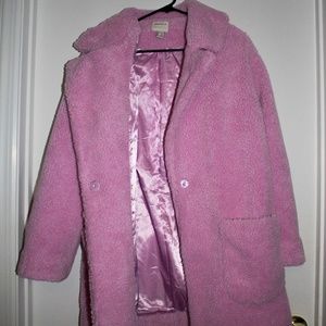 pink coat